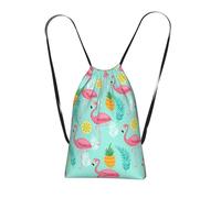 LPWTYCBV Flamingo Print Ultra-Lightweight 14l Reusable Polyester Travel Backpack For Shopping, Commuting, And Everyday Carry