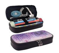 LPWTYCBV Floral Ivy Blossoms Tree Printed Leather Pencil Case with Zipper Seal is Very Suitable for Daily Use.