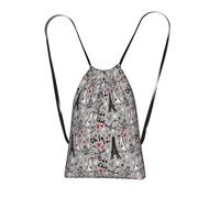 LPWTYCBV French Fashion Model Ferrets Print Ultra-Lightweight 14l Reusable Polyester Travel Backpack For Shopping, Commuting, And Everyday Carry