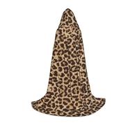LPWTYCBV Fun Leopard Print Print Hooded Cape For Teenagers Comfortable And Durable Costume Cape For Halloween