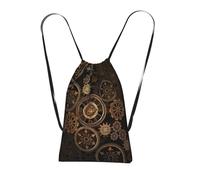 LPWTYCBV Gears Clock Bronze Century Print Ultra-Lightweight 14l Reusable Polyester Travel Backpack For Shopping, Commuting, And Everyday Carry