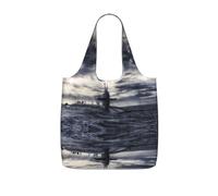 LPWTYCBV Giant Nuclear Ship Print Storage Bag With A Drawstring Backpack With Ripstop Polyester Fabric