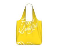 LPWTYCBV Goodlooking Hello Sunshine Print Storage Bag With A Drawstring Backpack With Ripstop Polyester Fabric