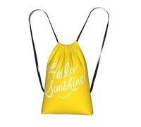 LPWTYCBV Goodlooking Hello Sunshine Print Ultra-Lightweight 14l Reusable Polyester Travel Backpack For Shopping, Commuting, And Everyday Carry