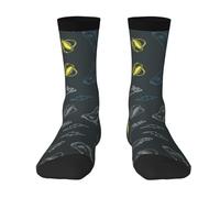 LPWTYCBV Graffiti Skateboard Print Adult Socks Men'S Women'S Crew Socks Funny Crazy Novelty Socks