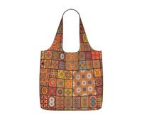 LPWTYCBV Group Of Moroccan Geometric Print Storage Bag With A Drawstring Backpack With Ripstop Polyester Fabric