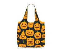 LPWTYCBV Halloween Pumpkin Patterns Print Storage Bag With A Drawstring Backpack With Ripstop Polyester Fabric