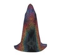 LPWTYCBV Holographic Dreams Print Hooded Cape For Teenagers Comfortable And Durable Costume Cape For Halloween