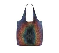 LPWTYCBV Holographic Dreams Print Storage Bag With A Drawstring Backpack With Ripstop Polyester Fabric