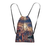 LPWTYCBV Hong Kong Print Ultra-Lightweight 14l Reusable Polyester Travel Backpack For Shopping, Commuting, And Everyday Carry