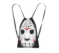 LPWTYCBV Horror Skull Print Ultra-Lightweight 14l Reusable Polyester Travel Backpack For Shopping, Commuting, And Everyday Carry