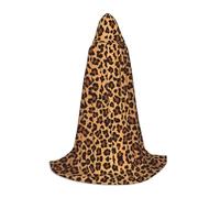 LPWTYCBV Leopard Pattern Print Hooded Cape For Teenagers Comfortable And Durable Costume Cape For Halloween