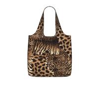 LPWTYCBV Leopard Pattern Print Storage Bag With A Drawstring Backpack With Ripstop Polyester Fabric