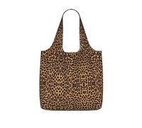 LPWTYCBV Leopard Patterned Wallpaper Print Storage Bag With A Drawstring Backpack With Ripstop Polyester Fabric