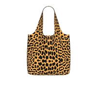LPWTYCBV Leopard Print Print Storage Bag With A Drawstring Backpack With Ripstop Polyester Fabric