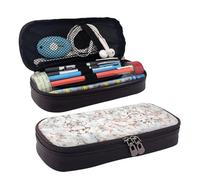 LPWTYCBV Marble Texture Copper Splatter Printed Leather Pencil Case with Zipper Seal is Very Suitable for Daily Use.