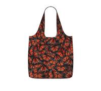 LPWTYCBV Monarch Butterflies Print Storage Bag With A Drawstring Backpack With Ripstop Polyester Fabric