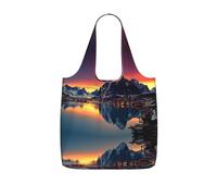 LPWTYCBV Norway Islands Print Storage Bag With A Drawstring Backpack With Ripstop Polyester Fabric
