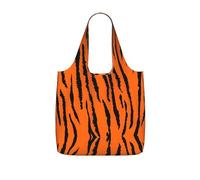 LPWTYCBV Orange Tiger Leopard Print Storage Bag With A Drawstring Backpack With Ripstop Polyester Fabric