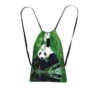 LPWTYCBV Panda Print Ultra-Lightweight 14l Reusable Polyester Travel Backpack For Shopping, Commuting, And Everyday Carry