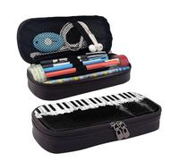 LPWTYCBV Piano Printed Leather Pencil Case with Zipper Seal is Very Suitable for Daily Use.