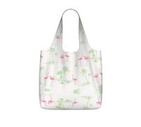 LPWTYCBV Pink Flamingos Print Storage Bag With A Drawstring Backpack With Ripstop Polyester Fabric