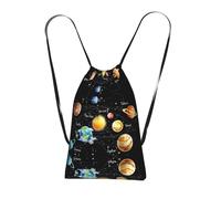 LPWTYCBV Planets Stars And Milky Way Galaxy Print Ultra-Lightweight 14l Reusable Polyester Travel Backpack For Shopping, Commuting, And Everyday Carry