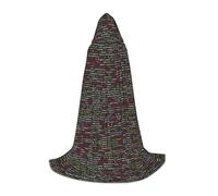 LPWTYCBV Programmer Programming Code Print Hooded Cape For Teenagers Comfortable And Durable Costume Cape For Halloween