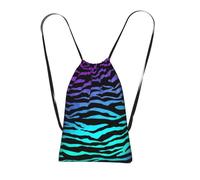 LPWTYCBV Purple Blue Green Camouflage Zebra Stripes Print Ultra-Lightweight 14l Reusable Polyester Travel Backpack For Shopping, Commuting, And Everyday Carry