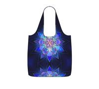 LPWTYCBV Rectangle Mandala Print Storage Bag With A Drawstring Backpack With Ripstop Polyester Fabric