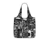 LPWTYCBV Retro Cool Camera Collection Print Storage Bag With A Drawstring Backpack With Ripstop Polyester Fabric