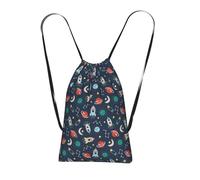 LPWTYCBV Rocket Clipart Space Ship Print Ultra-Lightweight 14l Reusable Polyester Travel Backpack For Shopping, Commuting, And Everyday Carry