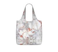 LPWTYCBV Rose Gold Marble Print Storage Bag With A Drawstring Backpack With Ripstop Polyester Fabric