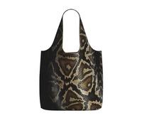 LPWTYCBV Snake Skin Print Storage Bag With A Drawstring Backpack With Ripstop Polyester Fabric