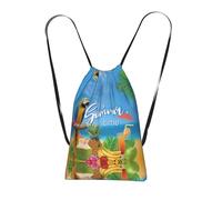 LPWTYCBV Summer Parrot Pineapple Bird Print Ultra-Lightweight 14l Reusable Polyester Travel Backpack For Shopping, Commuting, And Everyday Carry