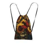 LPWTYCBV Sunflowers And Beautiful Butterfly Print Ultra-Lightweight 14l Reusable Polyester Travel Backpack For Shopping, Commuting, And Everyday Carry