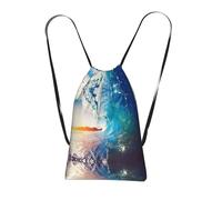 LPWTYCBV Sunset Sea Surfing Seascape Print Ultra-Lightweight 14l Reusable Polyester Travel Backpack For Shopping, Commuting, And Everyday Carry