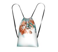 LPWTYCBV Teal And Orange Orchid Print Ultra-Lightweight 14l Reusable Polyester Travel Backpack For Shopping, Commuting, And Everyday Carry