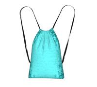 LPWTYCBV Teal Blue Print Ultra-Lightweight 14l Reusable Polyester Travel Backpack For Shopping, Commuting, And Everyday Carry