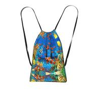 LPWTYCBV The Underwater World Tropical Fish Print Ultra-Lightweight 14l Reusable Polyester Travel Backpack For Shopping, Commuting, And Everyday Carry