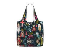 LPWTYCBV Women'S Nutcracker Ballet Xmas Dance Print Storage Bag With A Drawstring Backpack With Ripstop Polyester Fabric