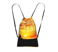 LPWTYCBV Yoga Meditation Print Ultra-Lightweight 14l Reusable Polyester Travel Backpack For Shopping, Commuting, And Everyday Carry