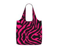 LPWTYCBV Zebra Tiger Leopard Pink Print Storage Bag With A Drawstring Backpack With Ripstop Polyester Fabric