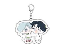 LPXBHSW Alienstages Keychain, Cute Till & Ivan - Sua & Mizi Chibi Figure Acrylic Pendant Keyring, Anime Character Key Bag Accessories for Fans (E)