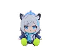 LPXBHSW BlueArchives Chibi Figure Plush, Cute Sunaookami Shiroko & Takanashi Hoshino Stuffed Doll Fans Accessories (Blue)