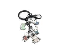 LPXBHSW Hollows Keychain, Silk Songs The Knights Chibi Figure Pendant Keyring, Game Cos Accessories for Fans (F)