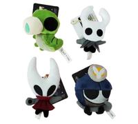 LPXBHSW Hollows Knight Chibi Figure Dolls 4pcs, Cute Knight Chibi Figure Key Chain Pendant for Backpack, Hollows Silk Songs Fans Accessories