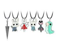 LPXBHSW Hollows Necklace 6pcs - The Knights Silk Songs Pendant Jewelry - Game Cos Accessories for Fans