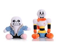 LPXBHSW Under Tale Plush Cute Sans & Papyrus Chibi Figure Plush Doll Under Tale Stuffed Soft Toy for Fans Kids Gift