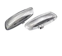 LPXYZD Car Indicator For C4 For Picasso For C3 For C5 For DS4 For 308 207 3008 5008 LED Dynamic Turn Signal Light Flashing Side Mirror Lamp Blinker Amber Car Indicator Light(Dynamic Crystal Type)
